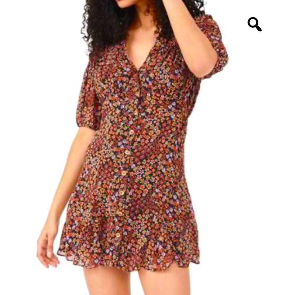 NWT Bonnie Floral Print Minidress In Dusk Combo FREE PEOPLE
